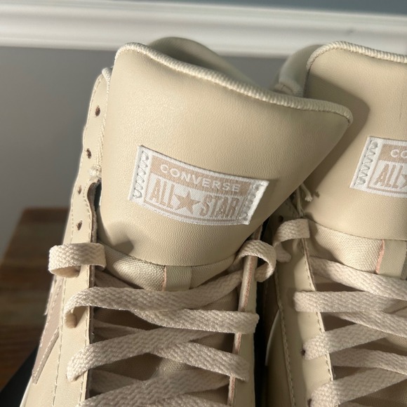 Converse Pro Leather High Top Sneakers Casual Shoes Light Dune Size 10 - Picture 3 of 9